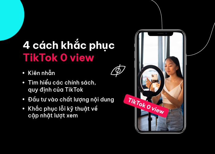 4 cách khắc phục TikTok 0 view