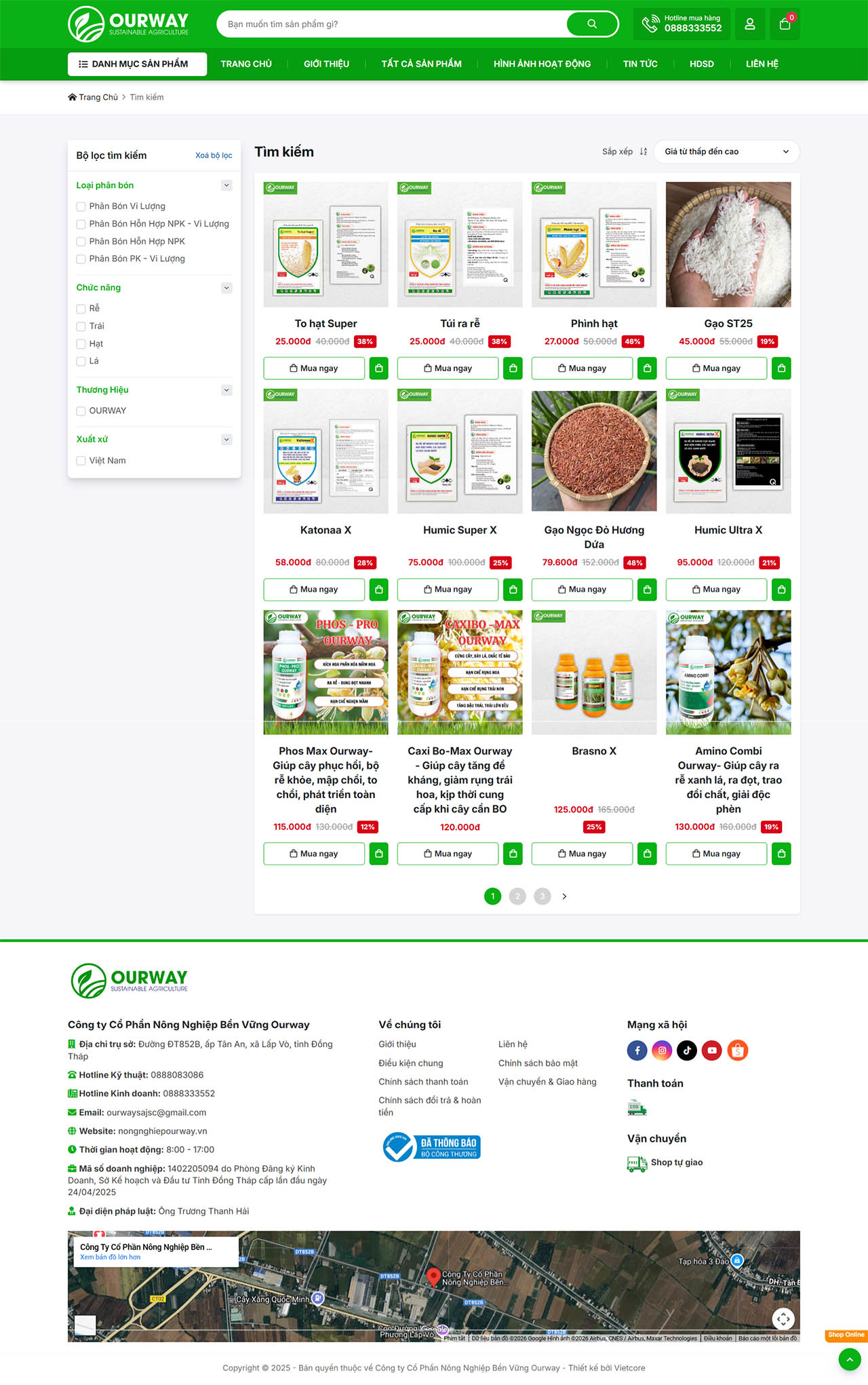 Nông Nghiệp Ourway