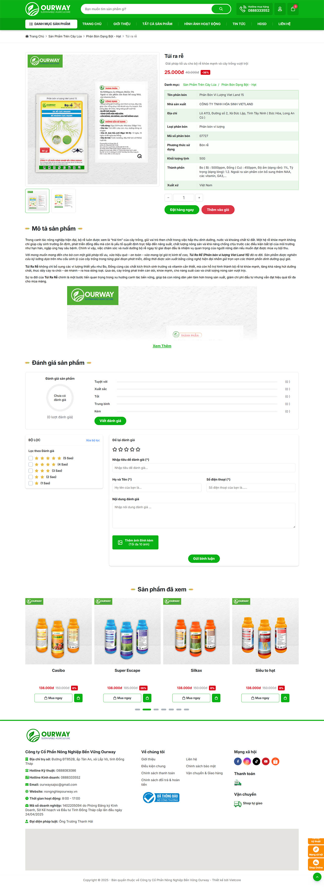 Nông Nghiệp Ourway