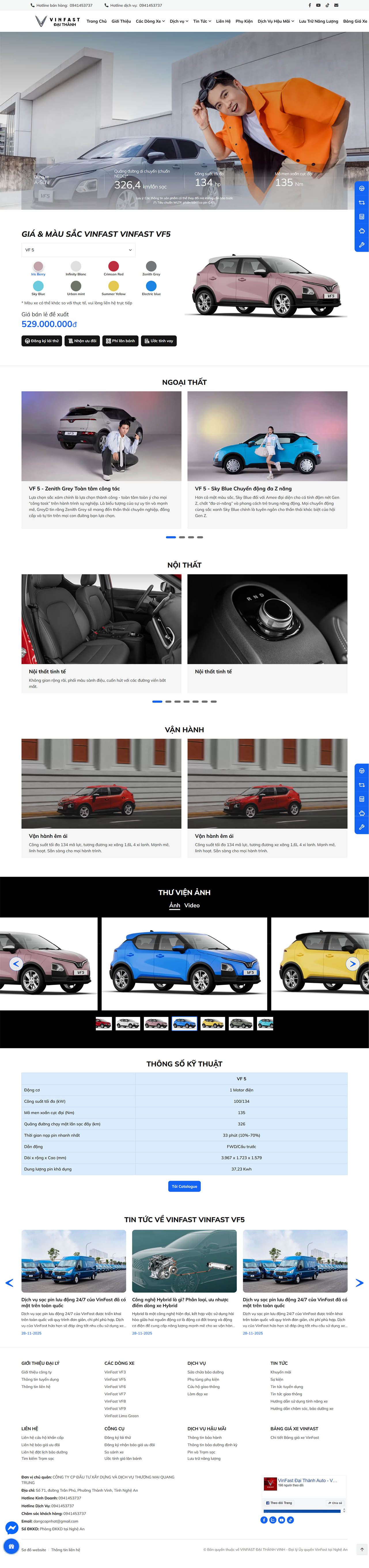 Vinfast Đại Thành - Nghệ An