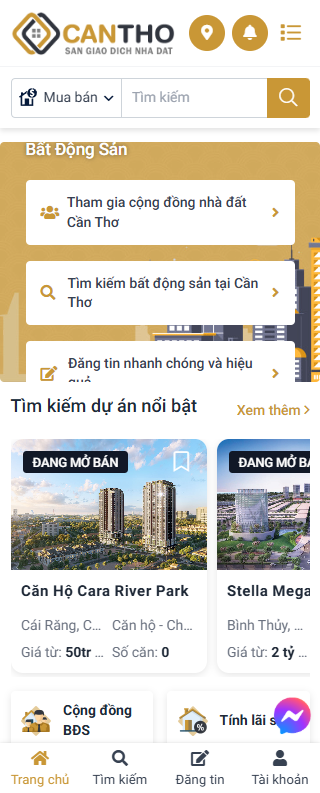 Sàn Nhà đất Cần Thơ